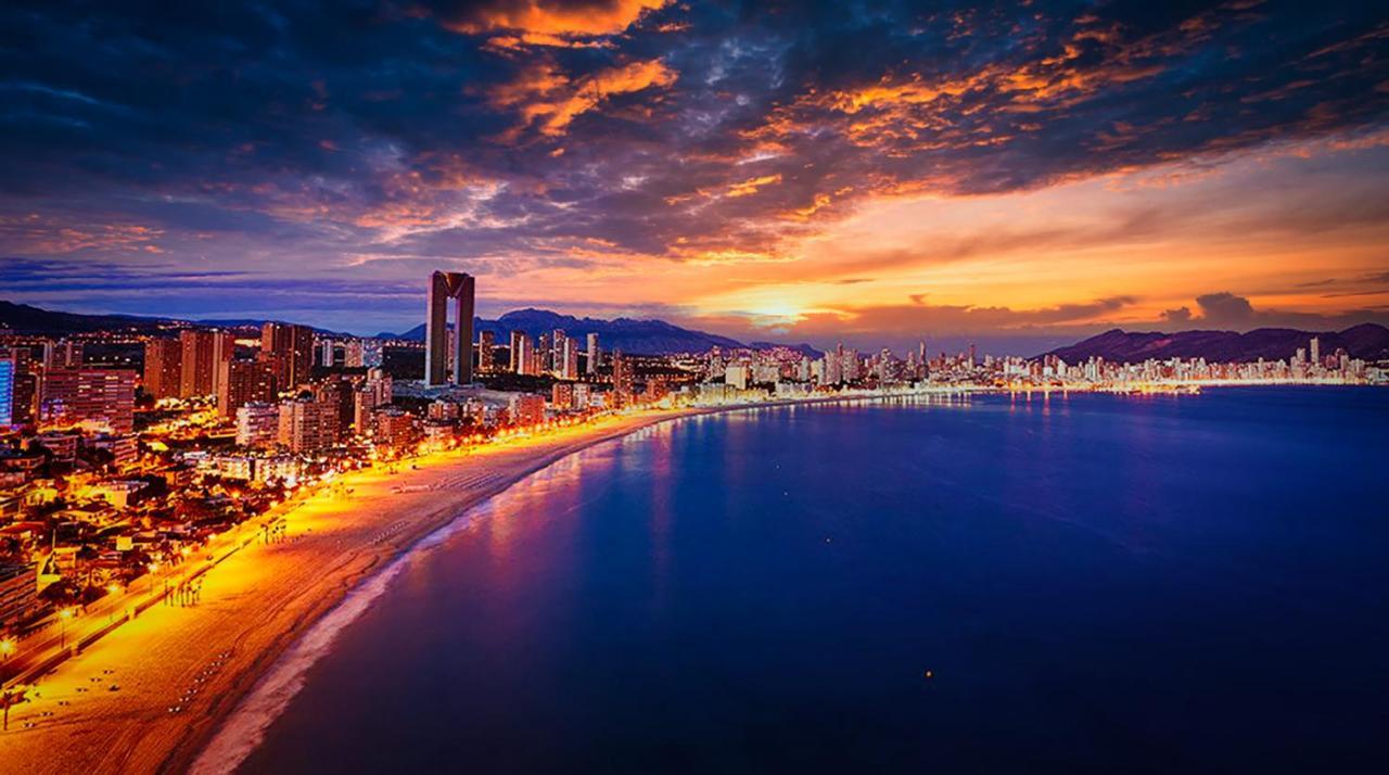 Beautiful Apartment Near Beach With Panoramic Sea-View Benidorm Exteriér fotografie