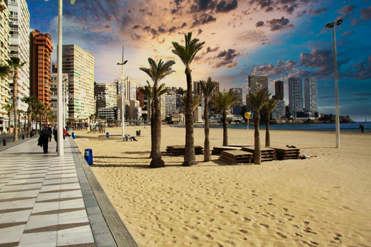 Beautiful Apartment Near Beach With Panoramic Sea-View Benidorm Exteriér fotografie