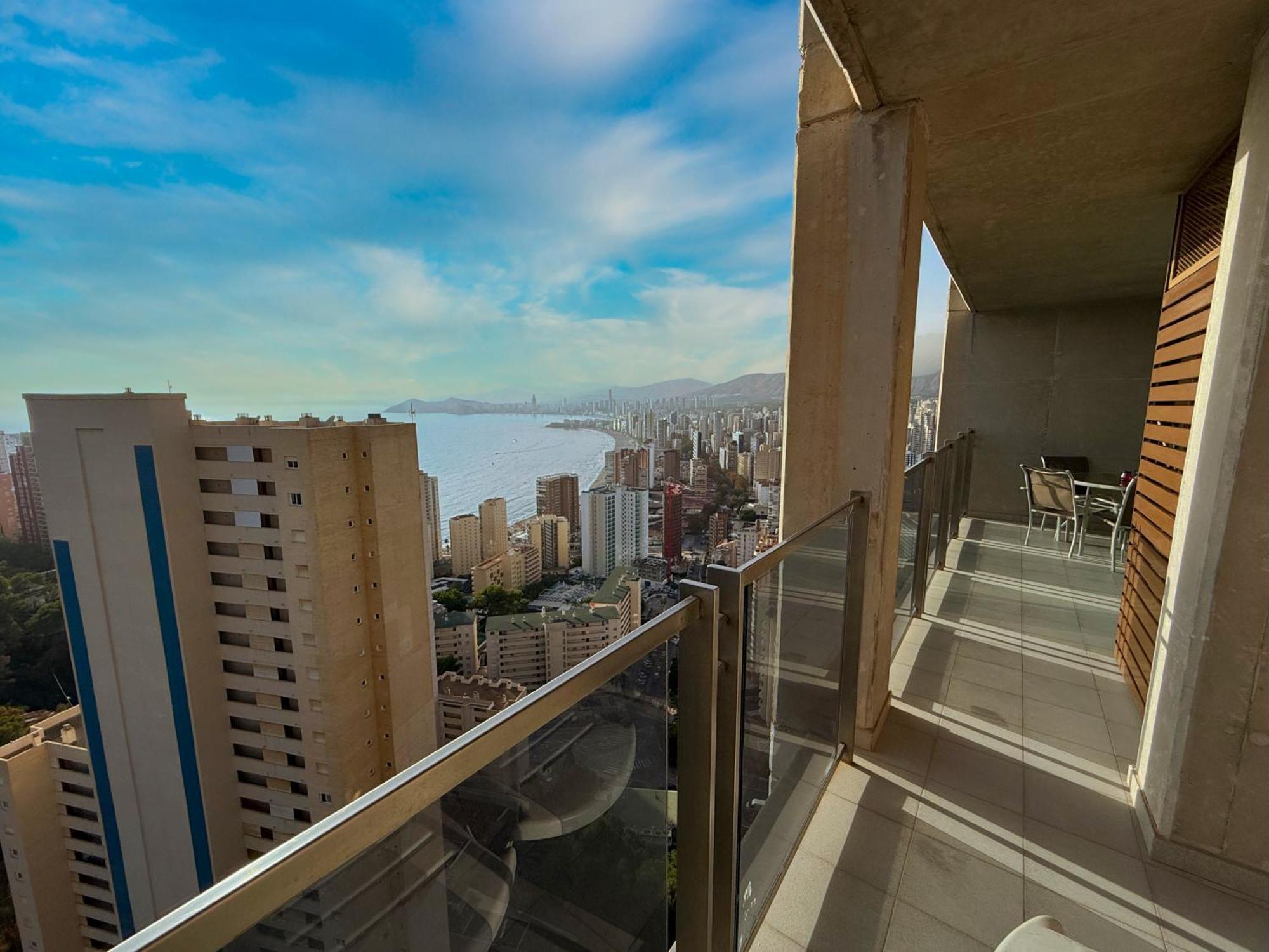 Beautiful Apartment Near Beach With Panoramic Sea-View Benidorm Exteriér fotografie